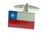 Chile Flag Cufflinks