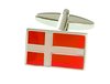 Denmark Flag Cufflinks
