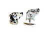 Dalmatian Cufflinks (Sterling Silver and Enamel)