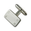 Rectangle Hallmark Cufflinks (Sterling Silver and Bar Fit)