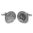 Sixpence Cufflinks Coin (Silver Coloured)