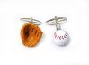 Baseball and Glove Cufflinks