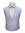 Plain Linen Double Breasted Waistcoat (Baby Blue) with Piping