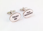 “Trust Me, I’m in Insurance” Cufflinks