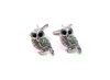 Owl Cufflinks with Crystals