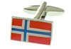 Norway Flag Cufflinks