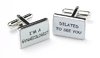 "I'm a Gynaecologist, Dilated to See You" Cufflinks