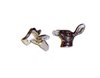 Hare Cufflinks (Sterling Silver and Enamel)