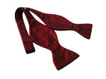 Red Silk Self-Tie Bow Tie
